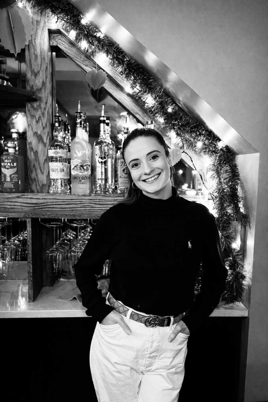 a woman posing for the camera