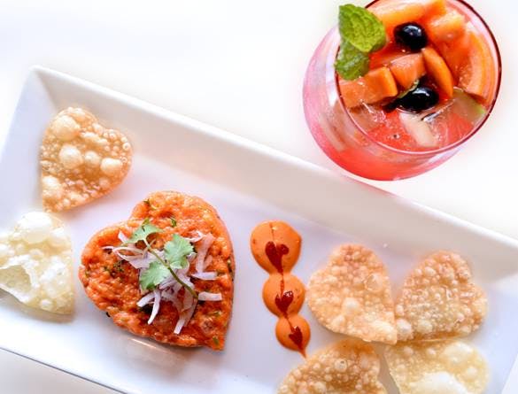 a plate of food