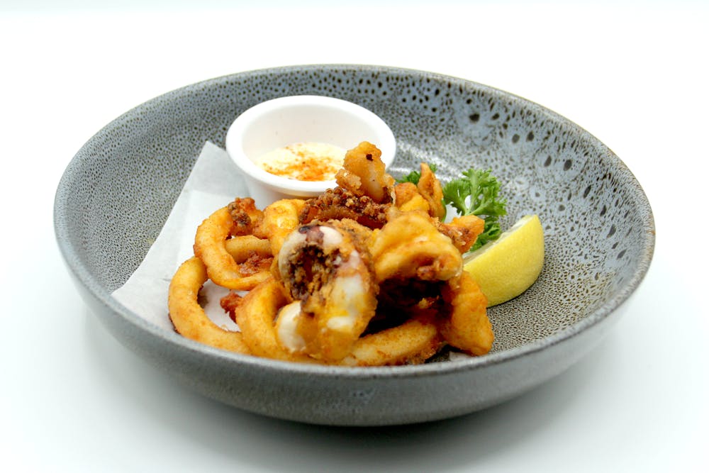 a bowl of food on a plate