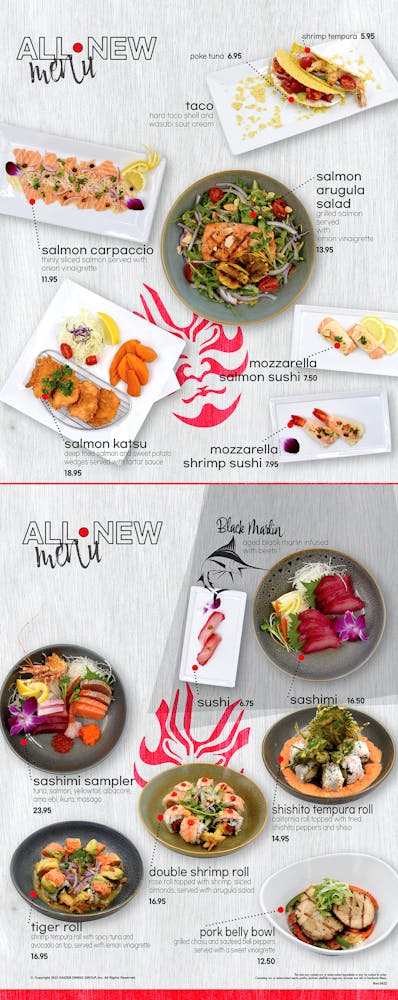 many different types of food on a table