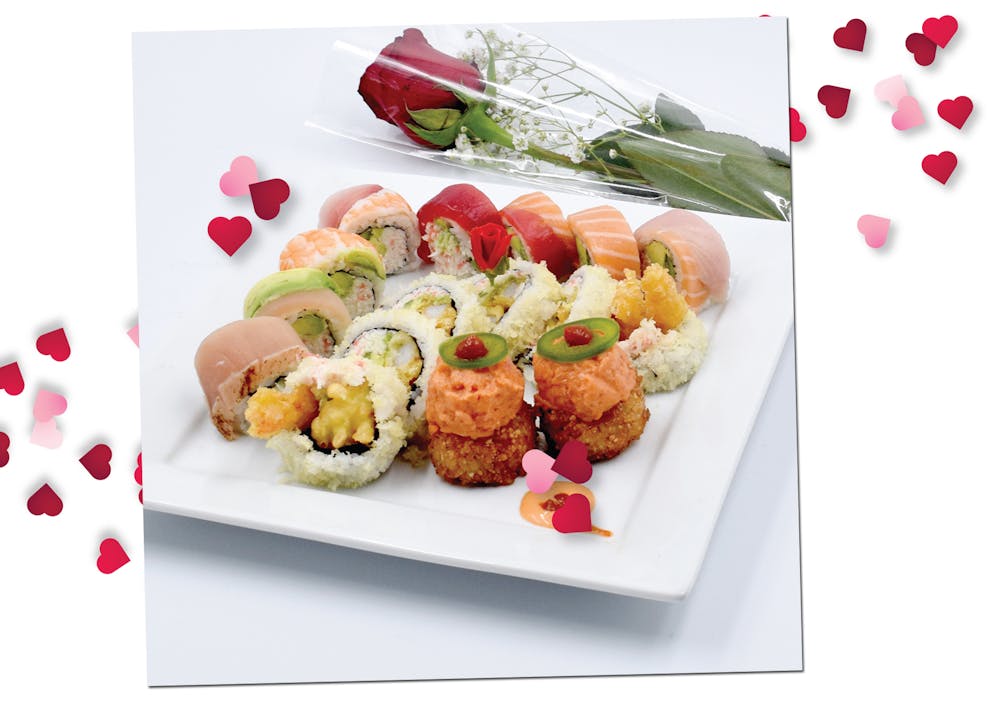 a bunch of food on a plate