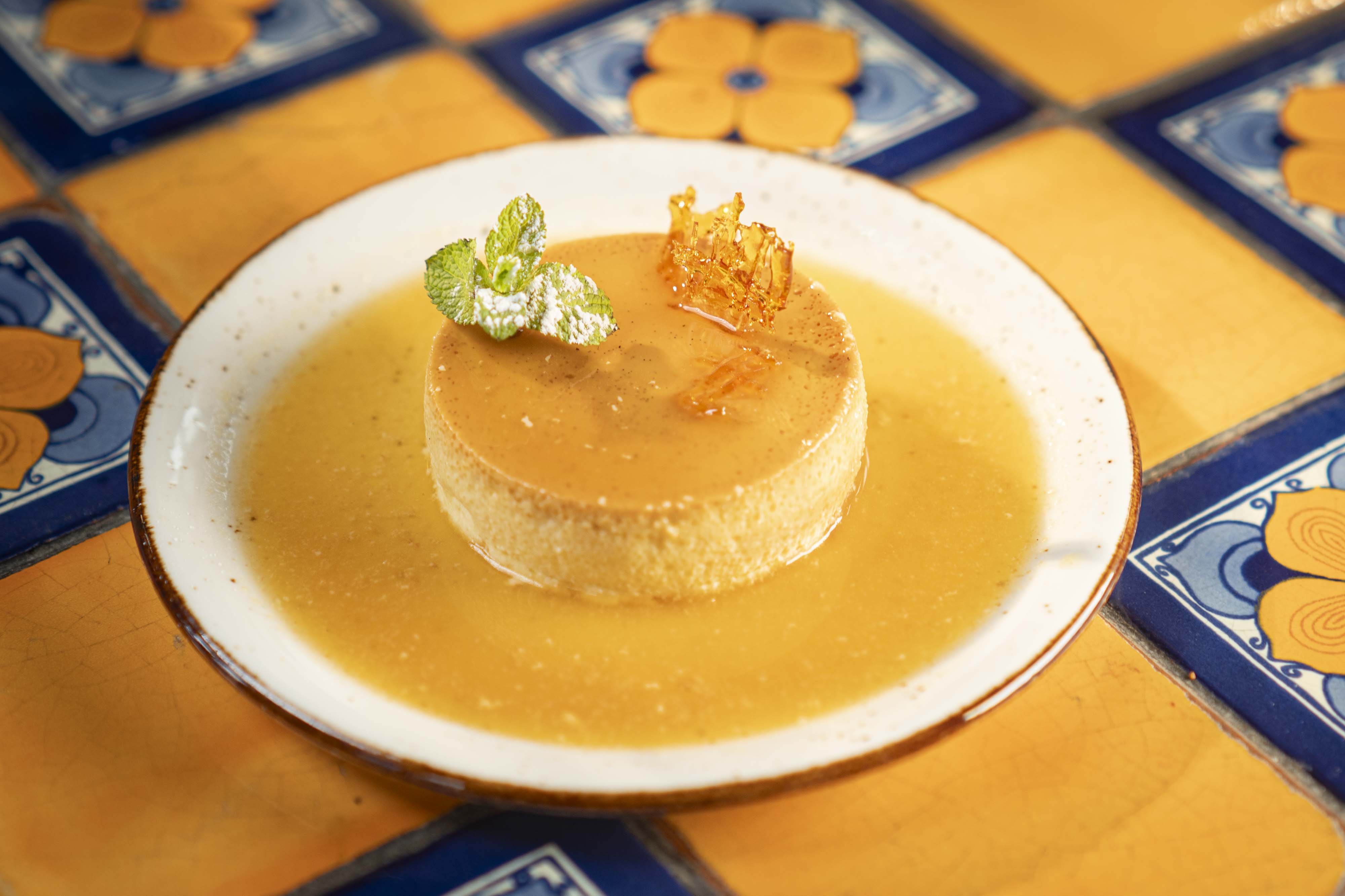 a plate of food on a table