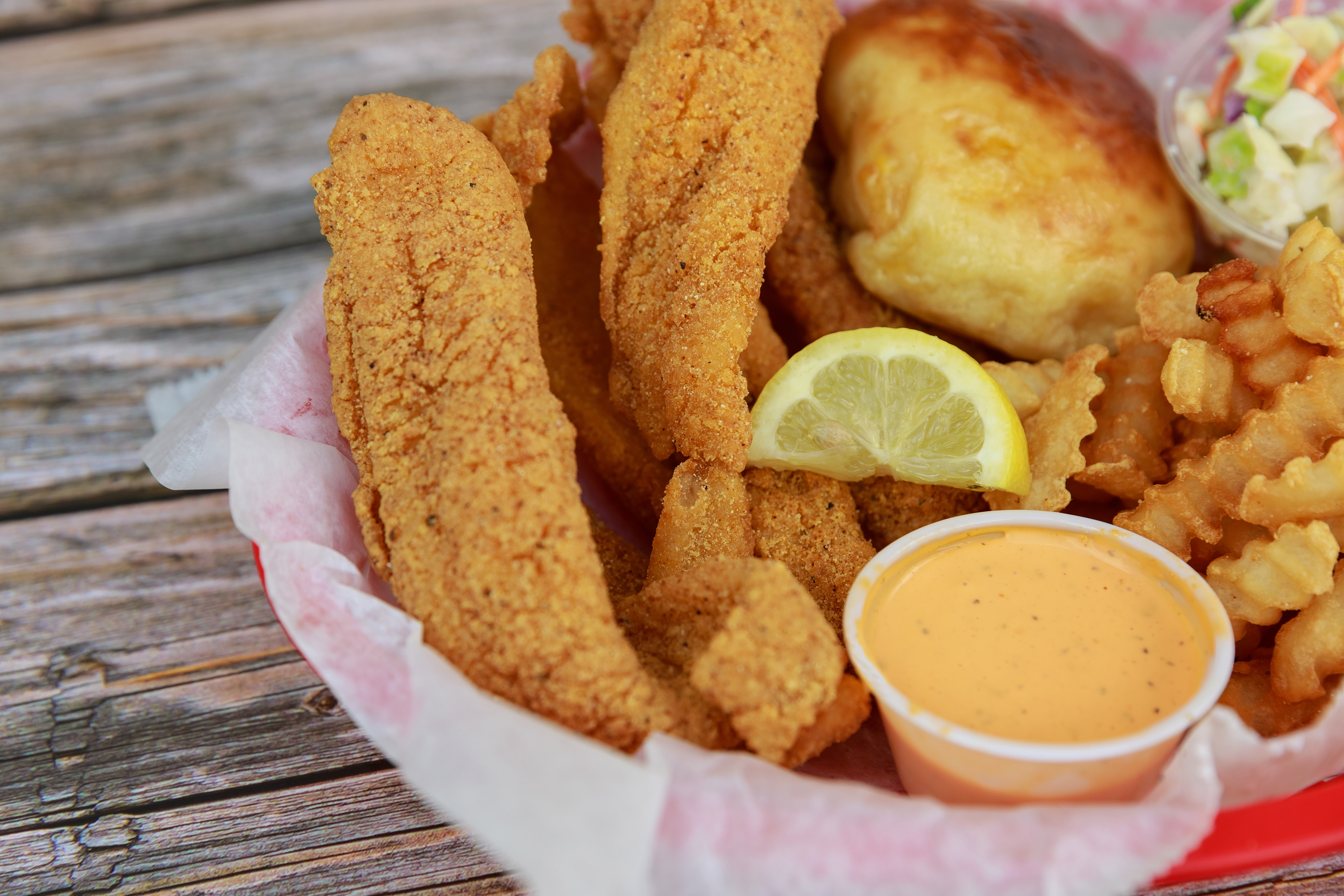 a close up of food