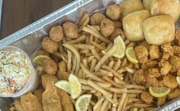 a pile of fries