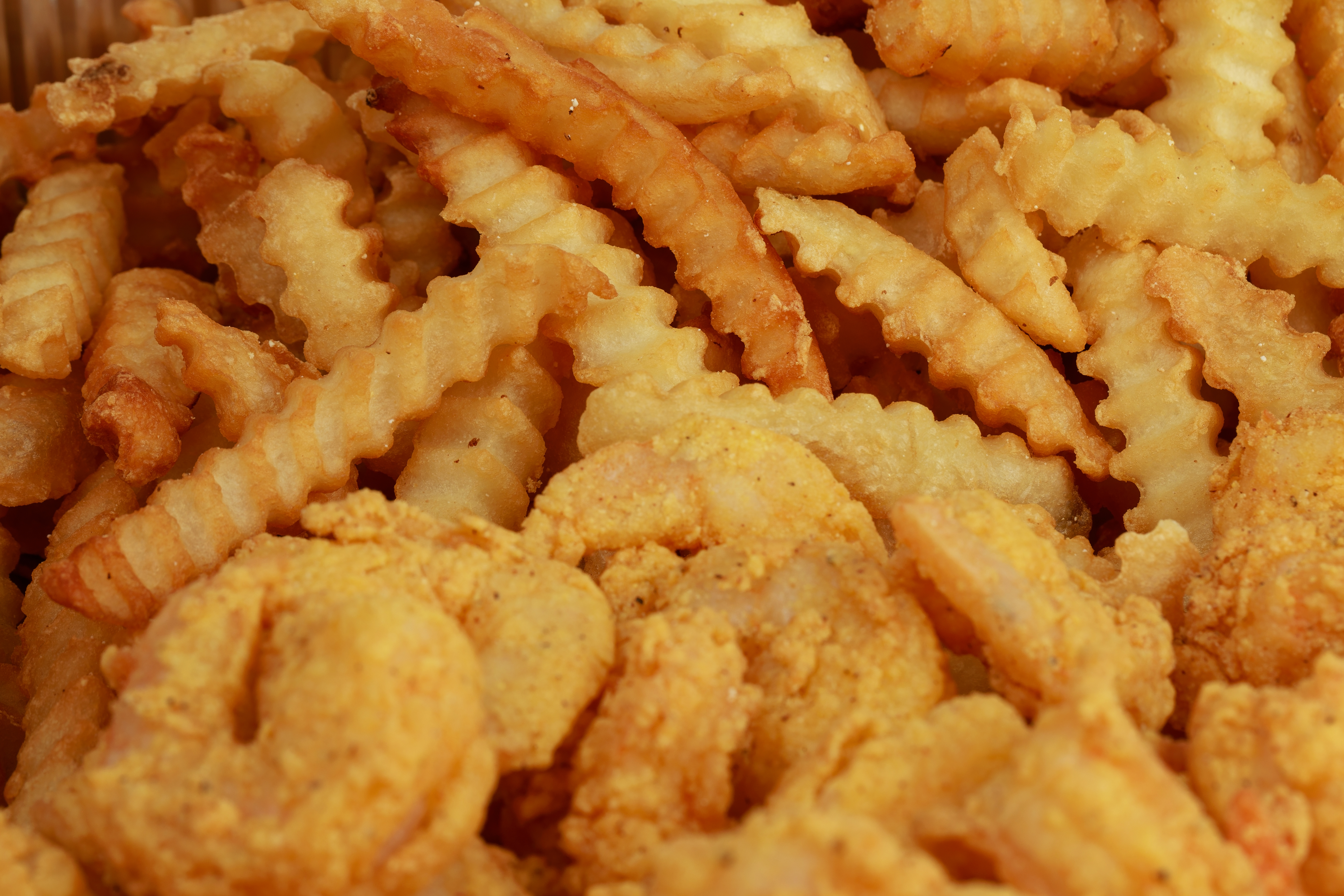 a pile of fries