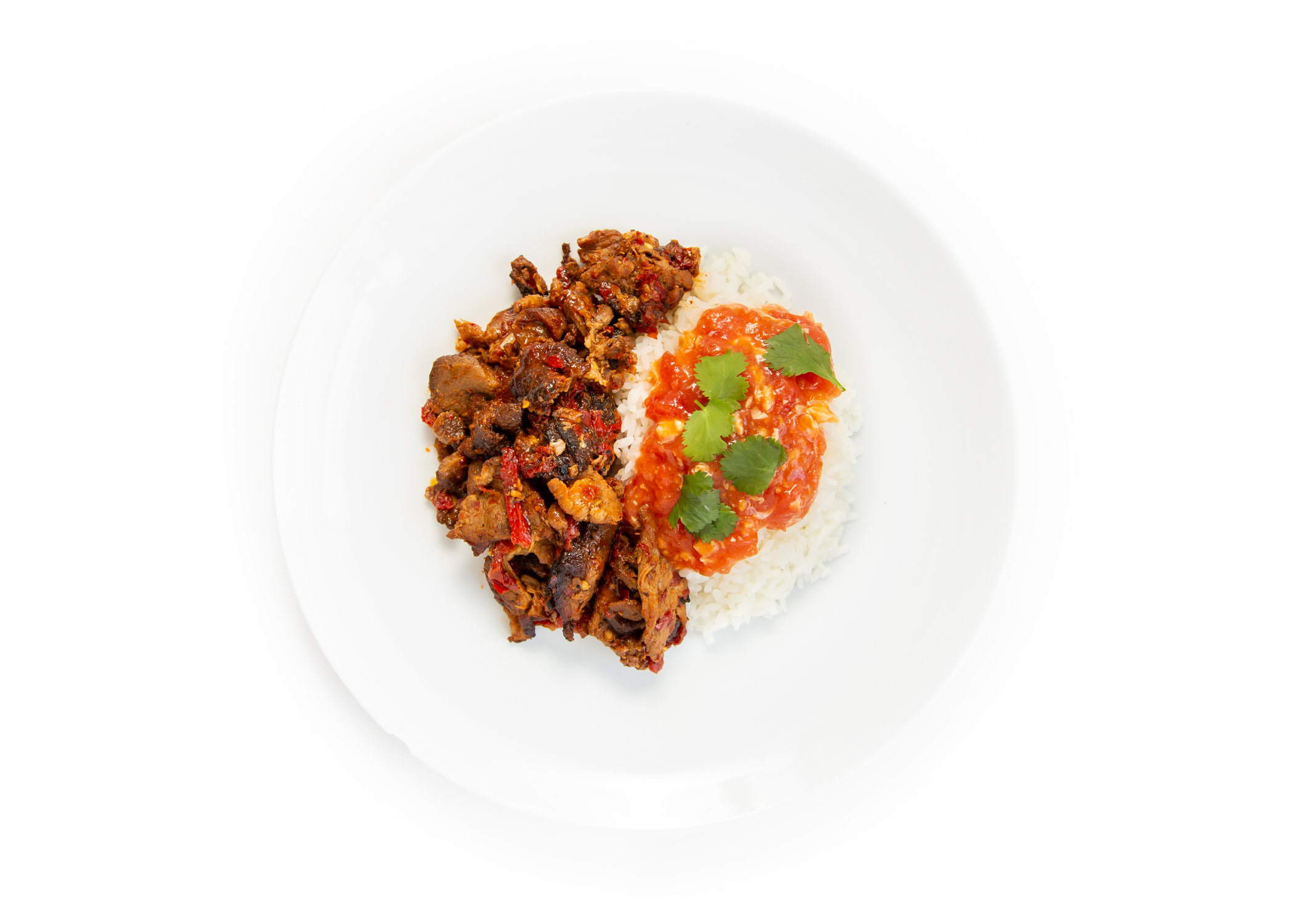 a plate of food