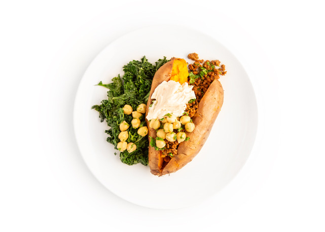 a plate of food