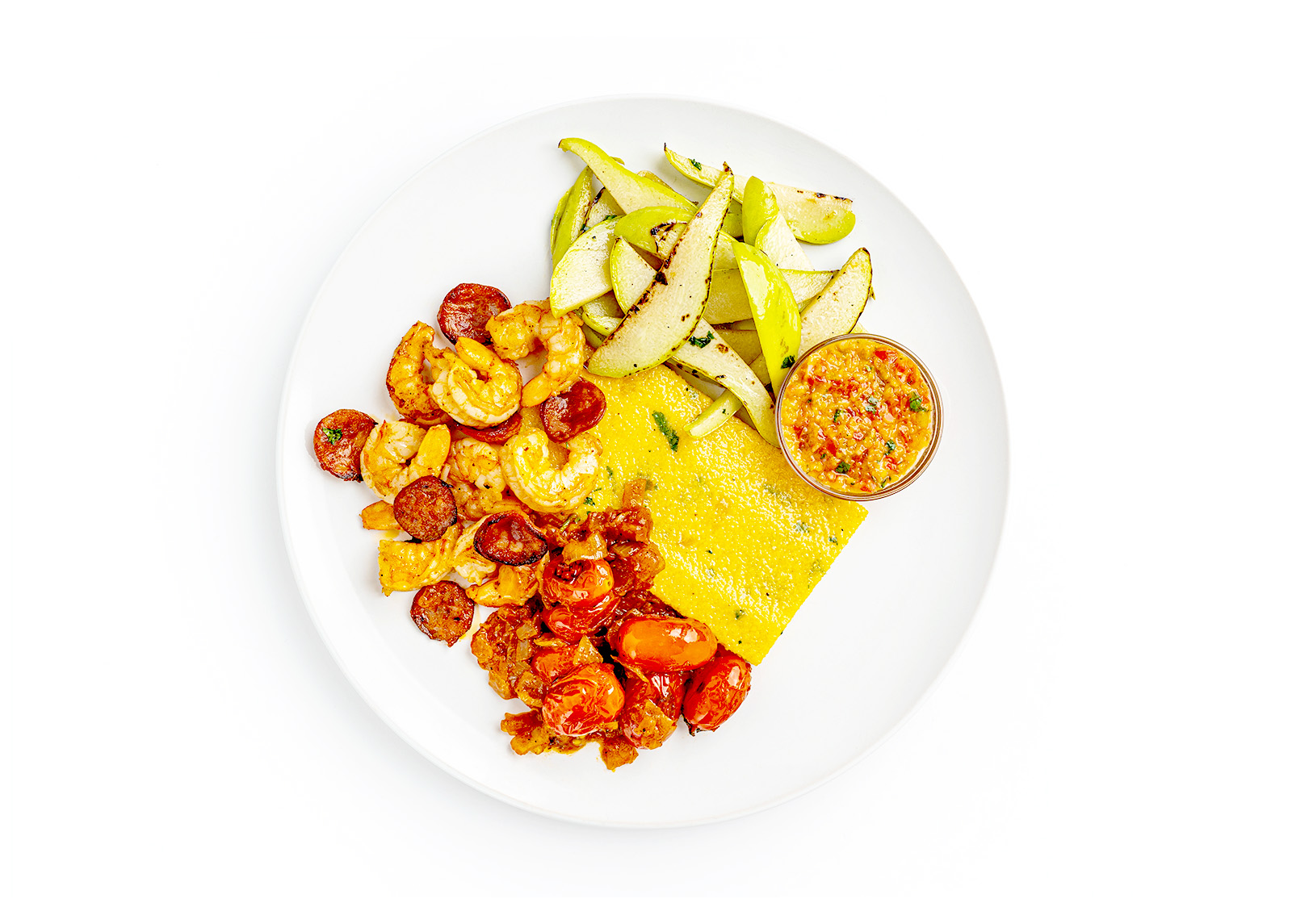 a plate of food