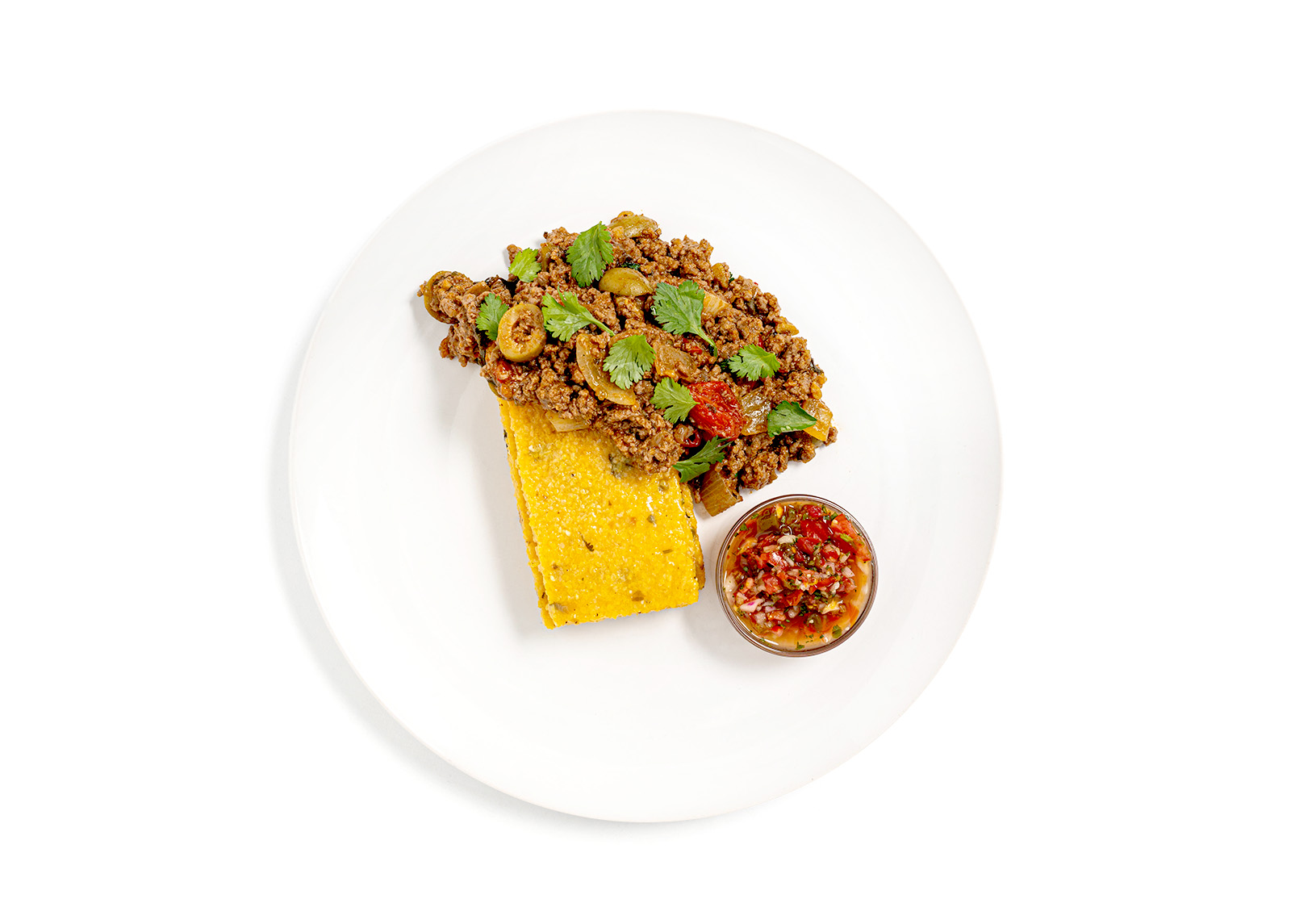 a plate of food