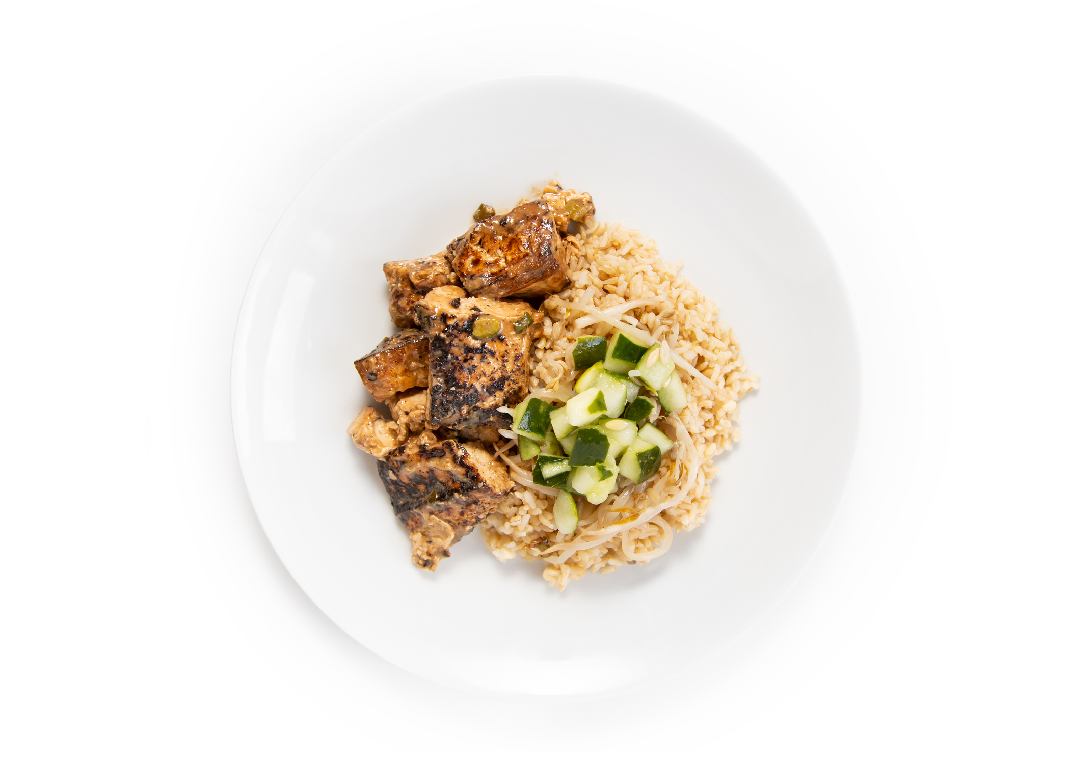 a plate of food