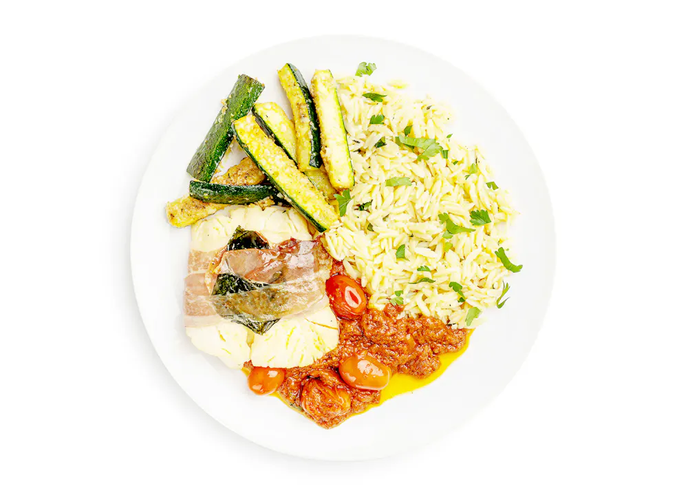 a plate of food