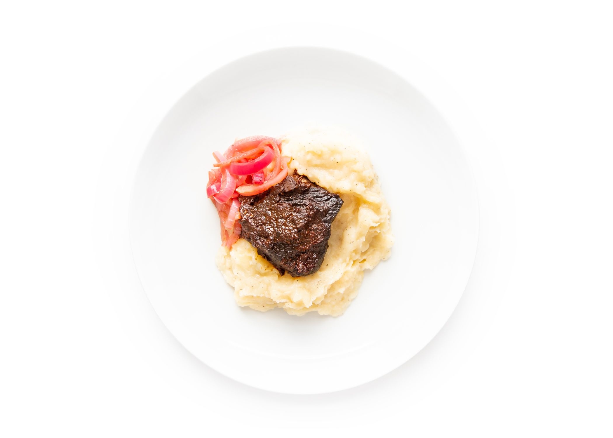 a piece of food on a plate