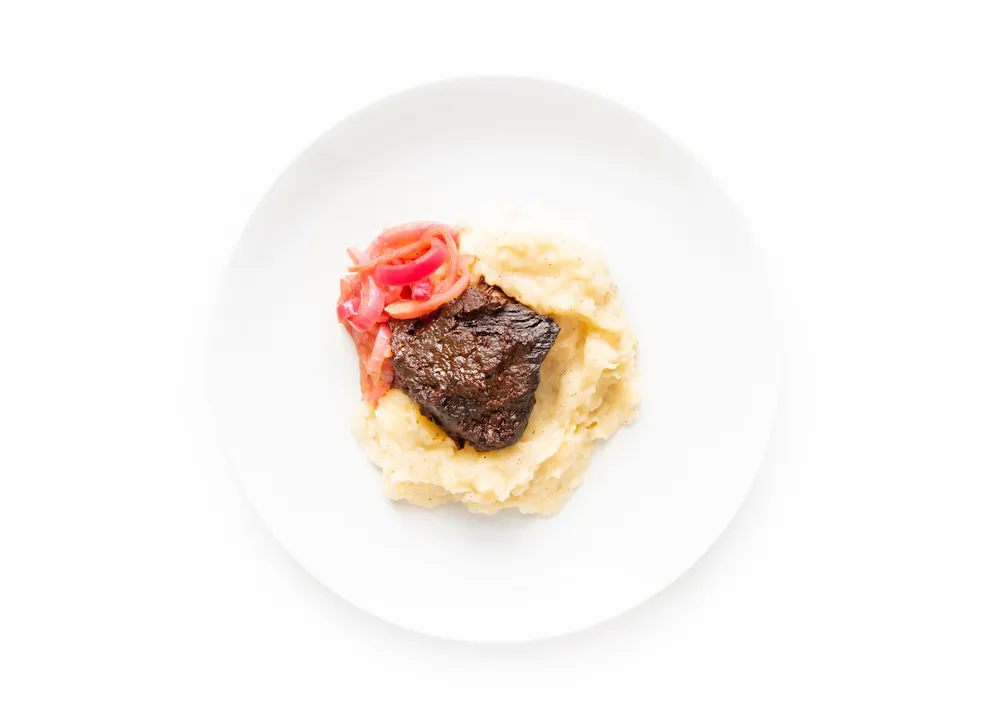 a piece of food on a plate