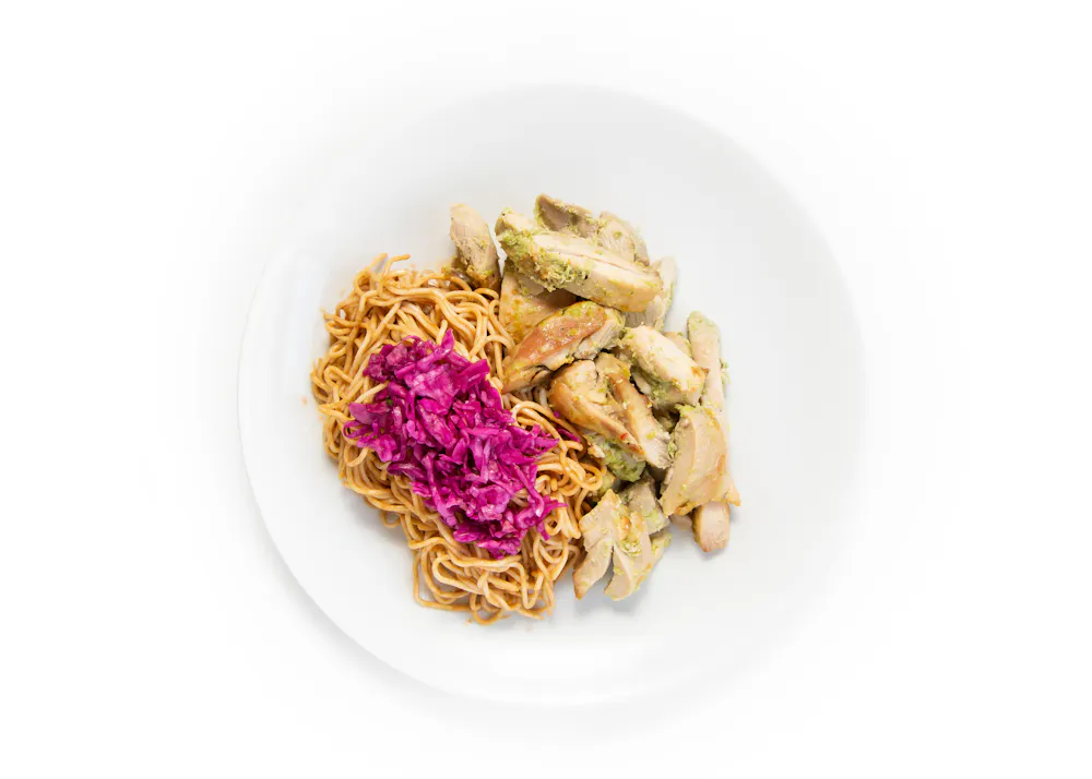 a plate of food