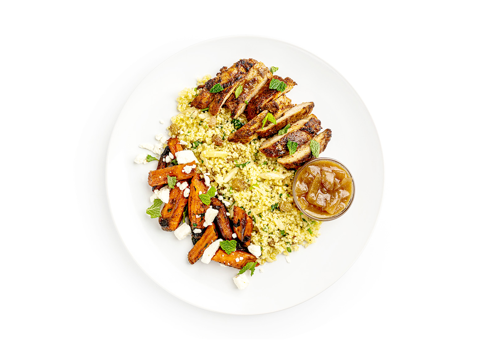 a plate of food with broccoli