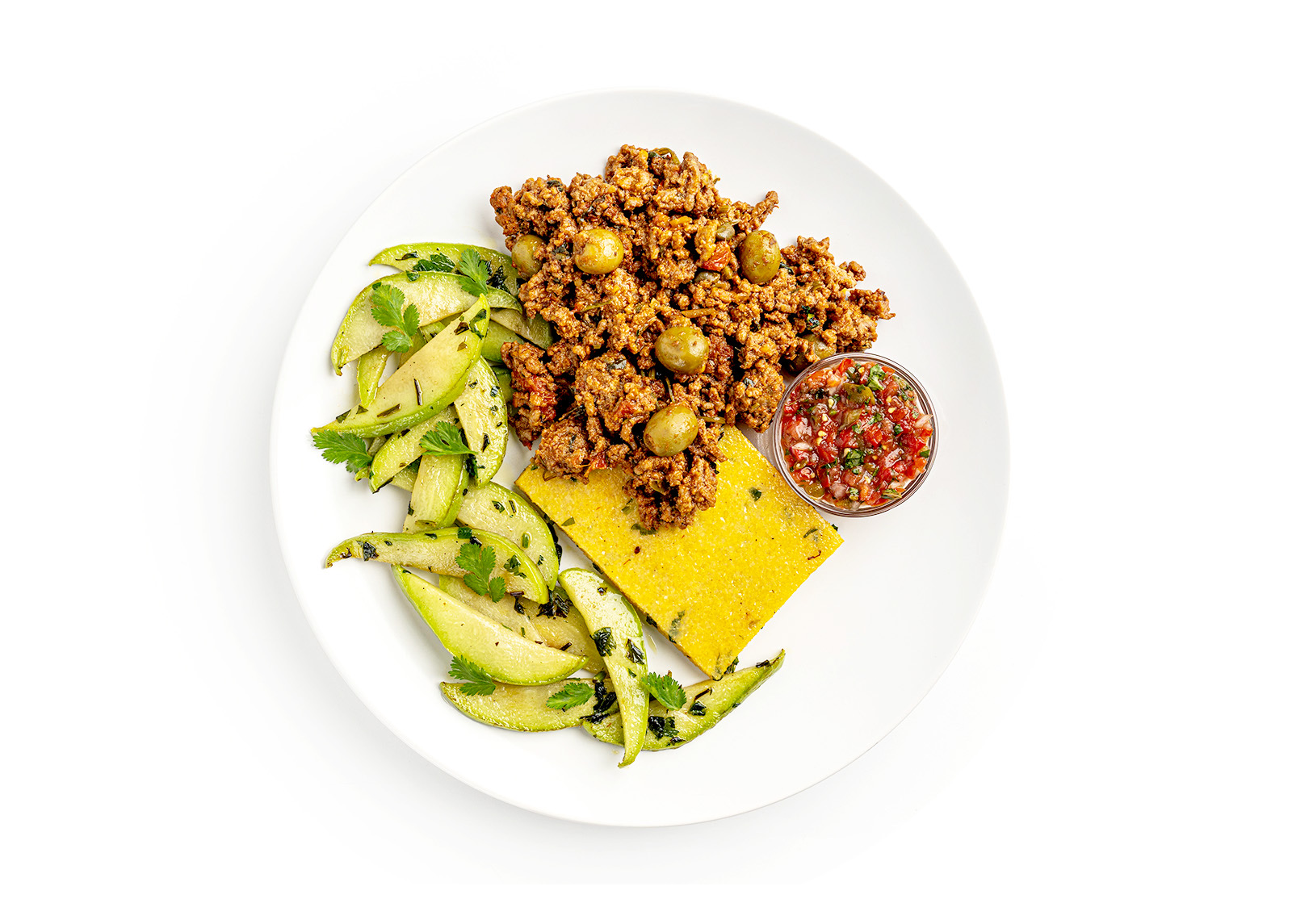 a plate of food