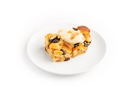 a dessert on a plate