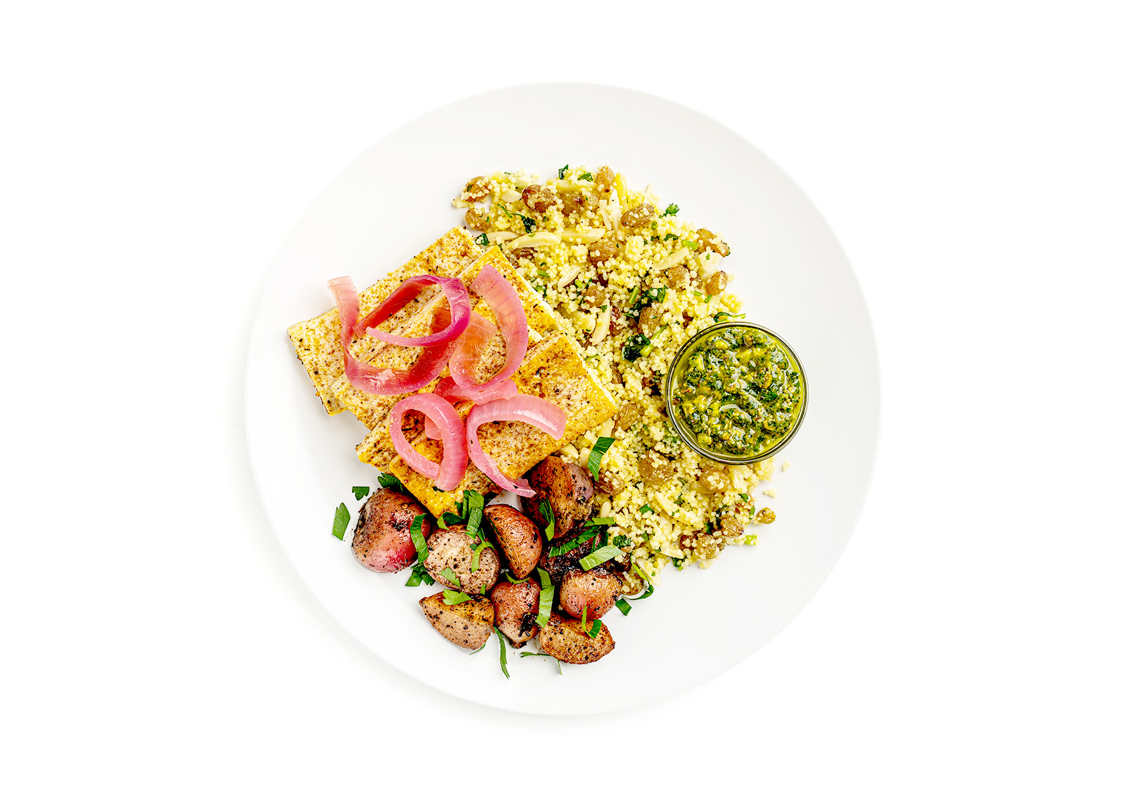 a plate of food