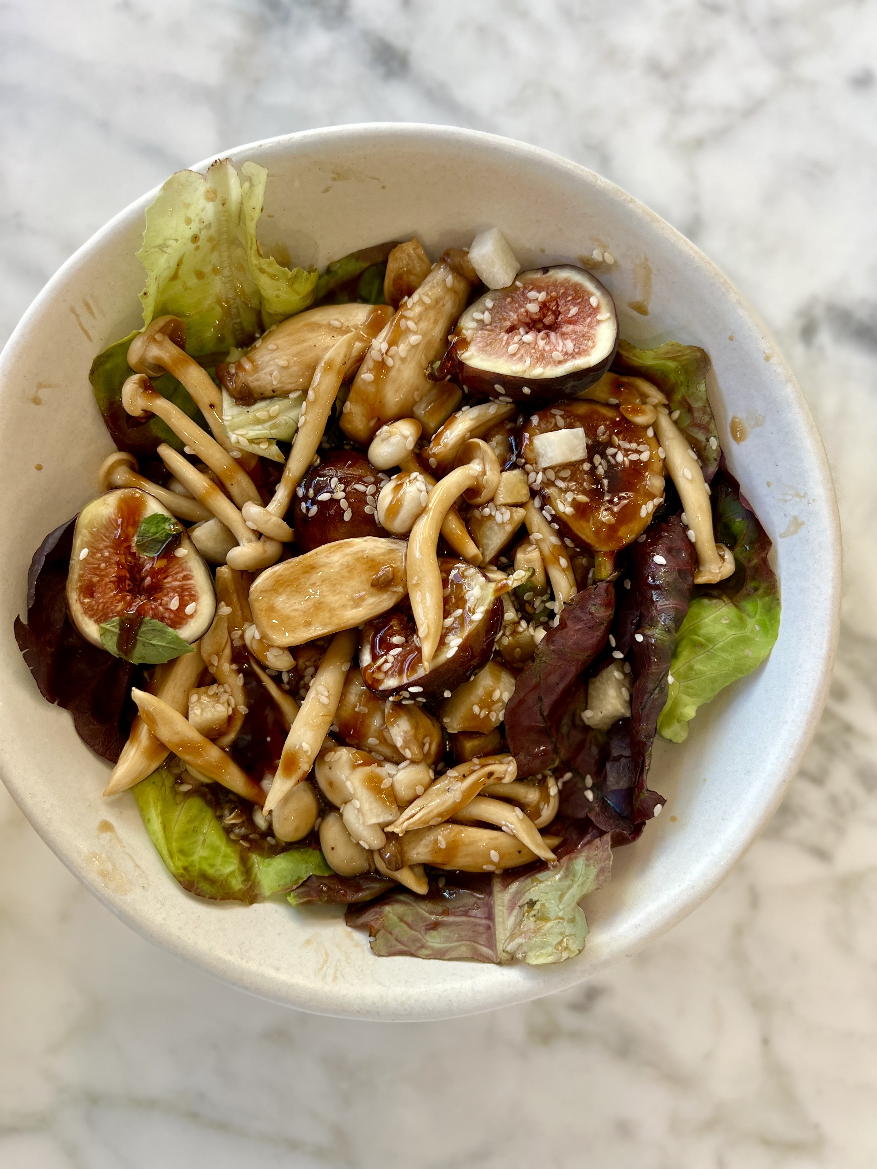 a bowl of food on a plate