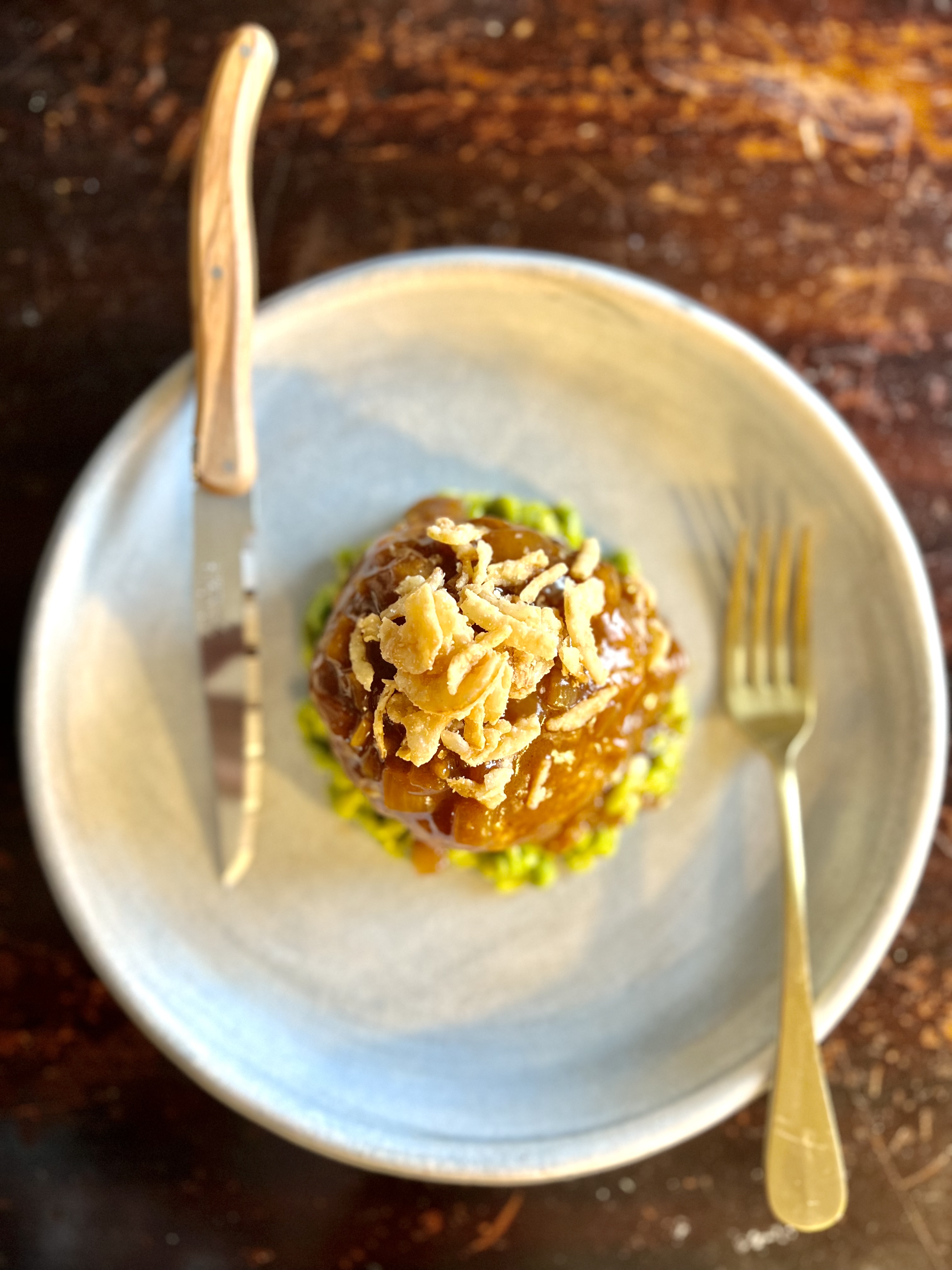 a bowl of food on a plate