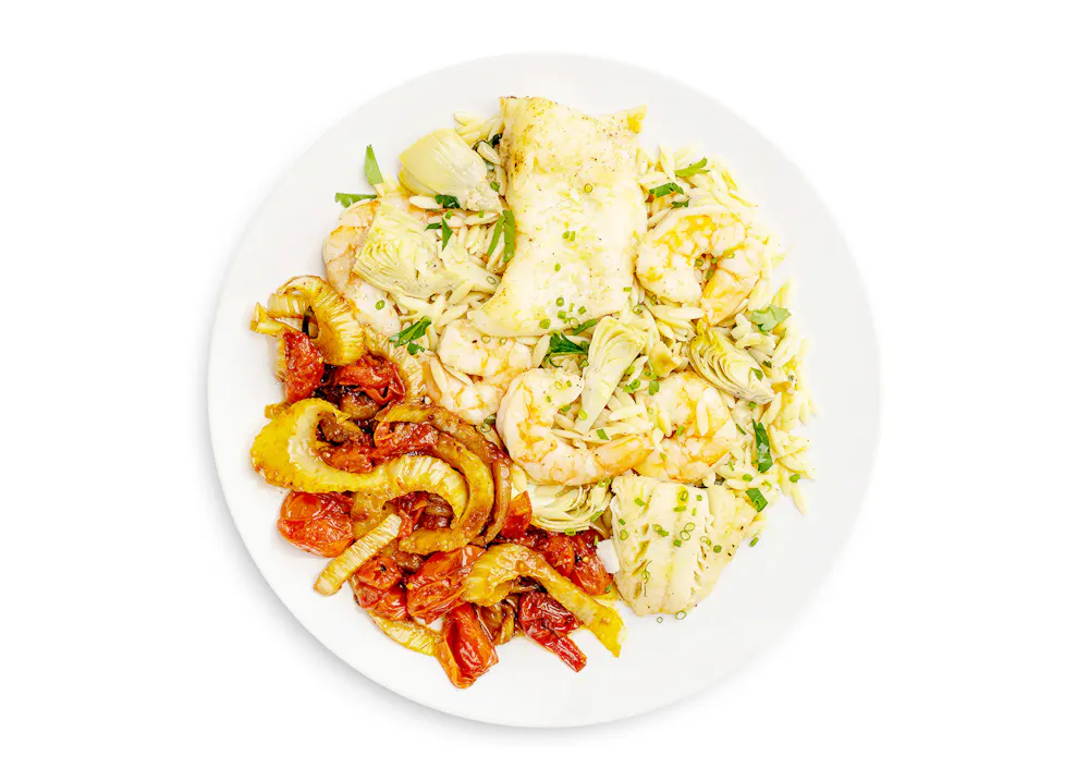 a plate of food