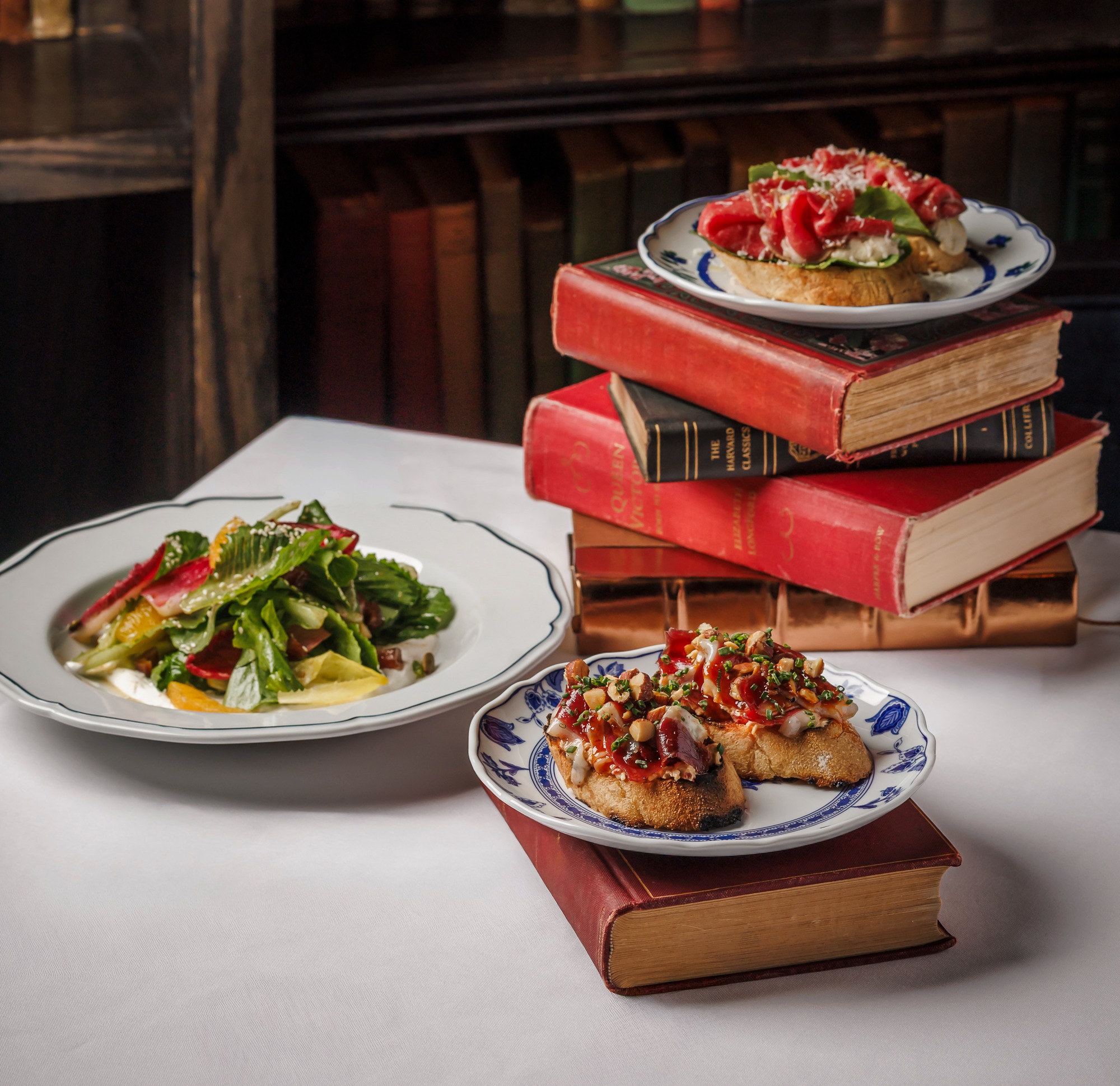 Multiple Dinner Plates