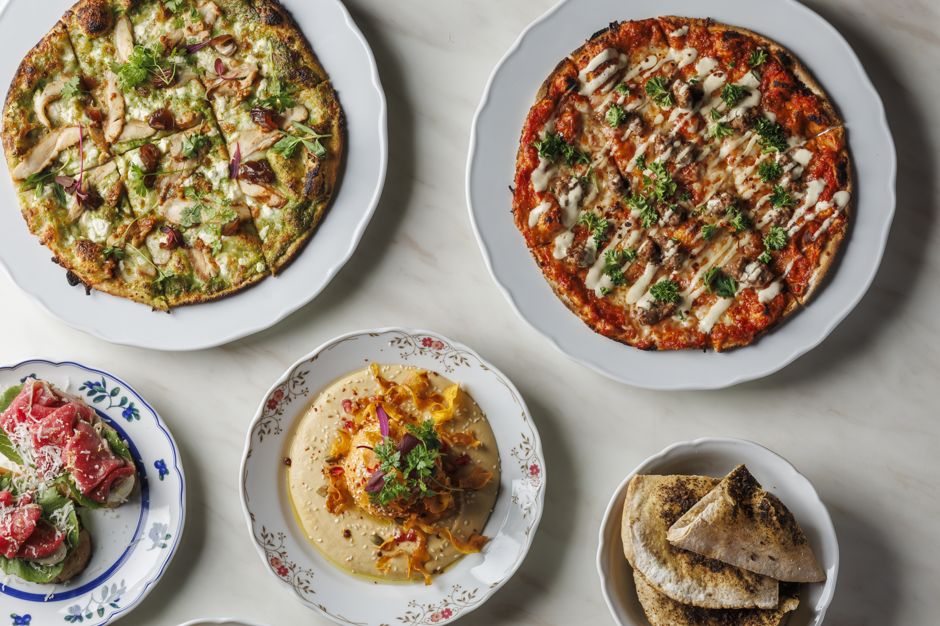 Multiple Dinner Plates