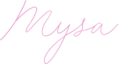 a pink text on a black background