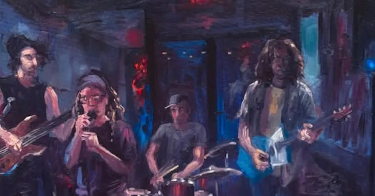 a group of people playing instruments