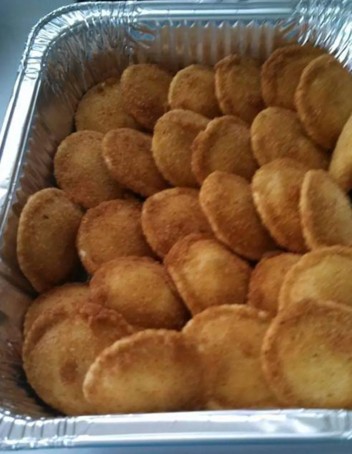 a tray of food