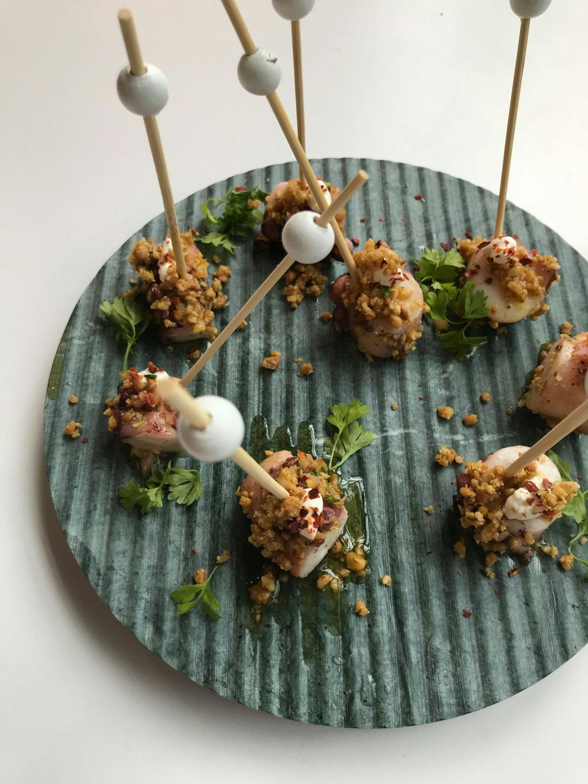 a bunch of food on a plate
