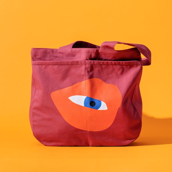 "Eyes and Lips" Carry All Tote Lula Cafe Inventive, marketdriven