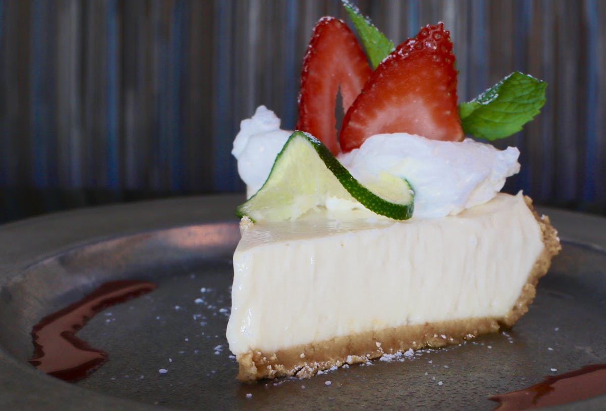 a close up of a slice of cake on a plate