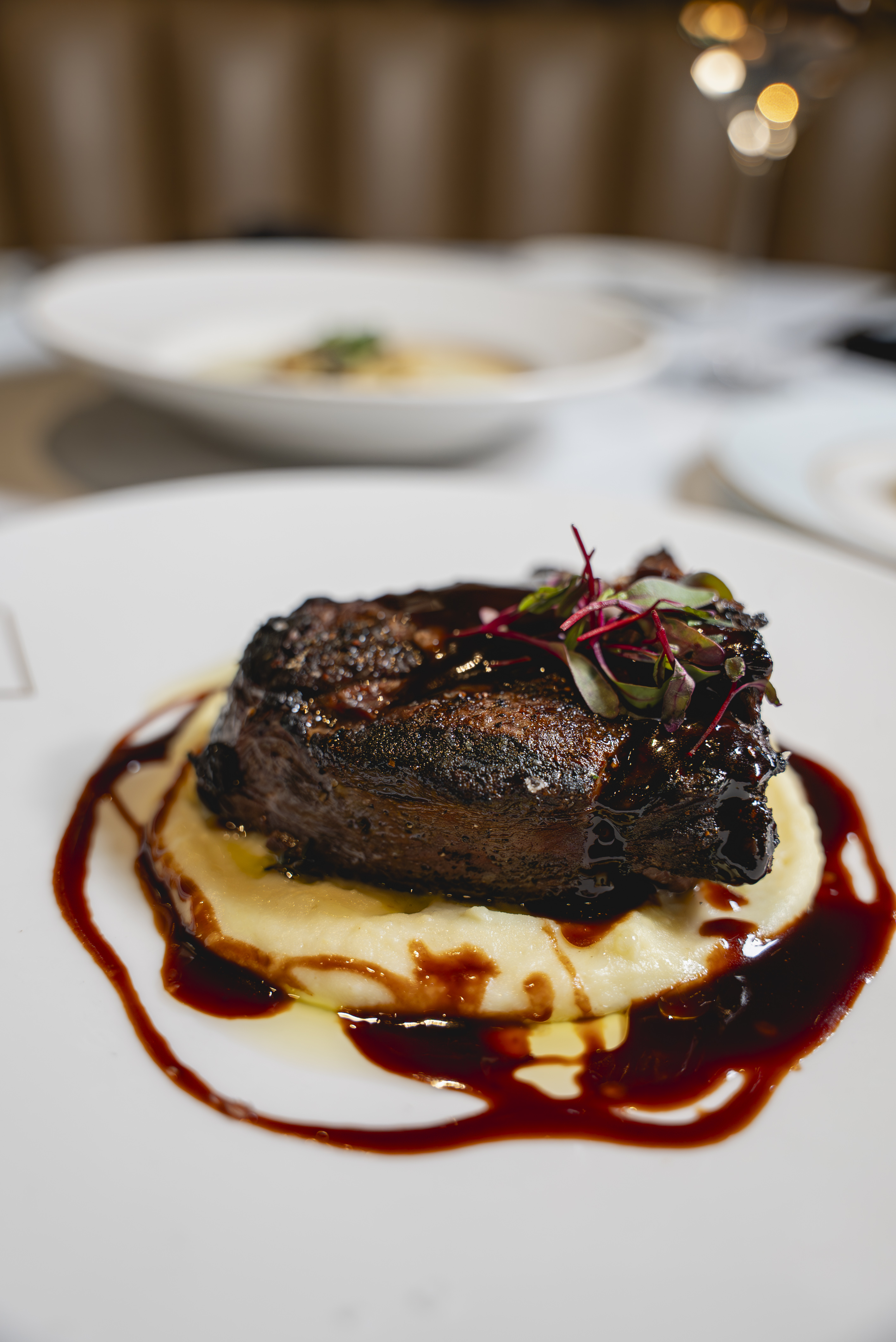 a piece of cake on a plate