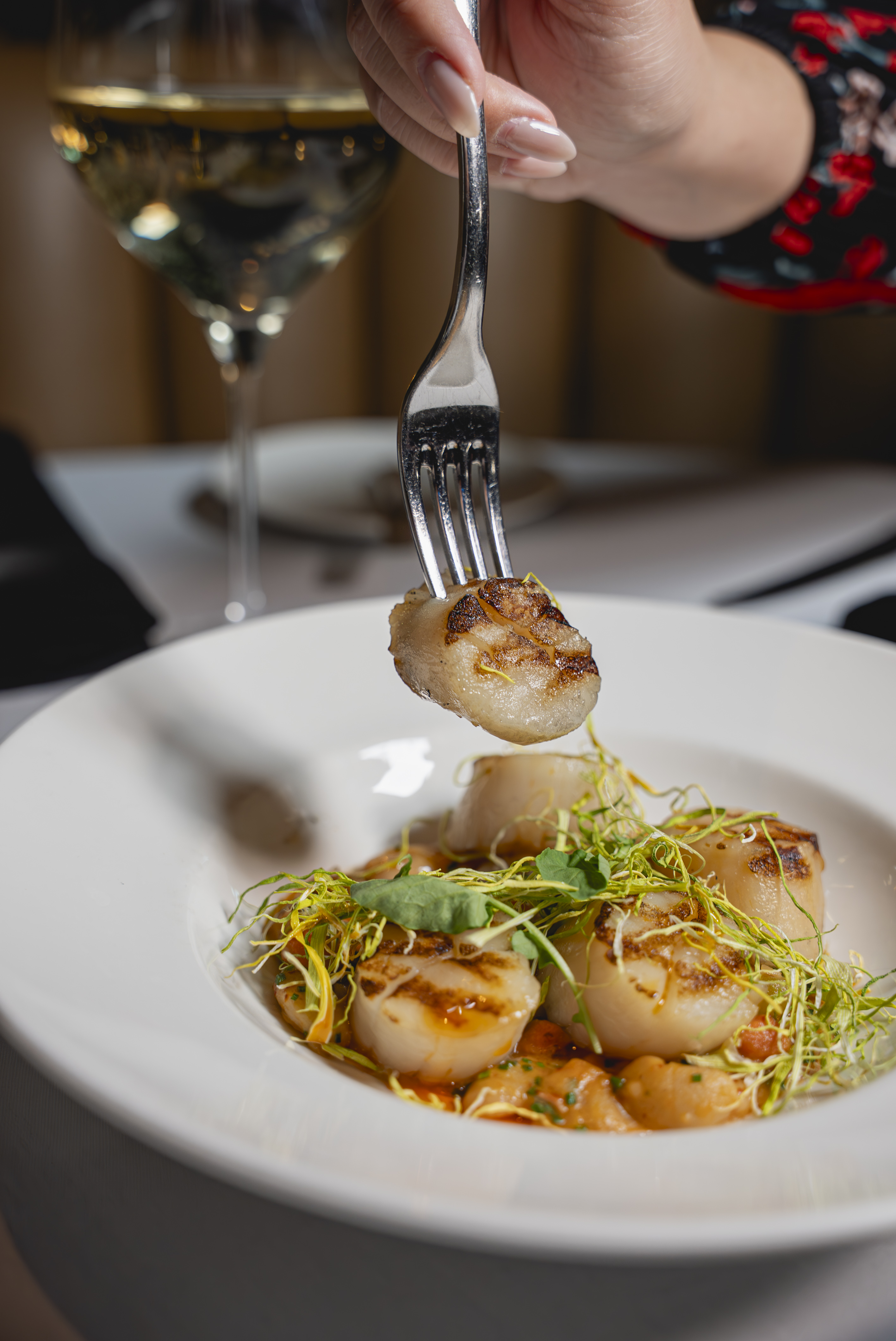 a plate of food on a table