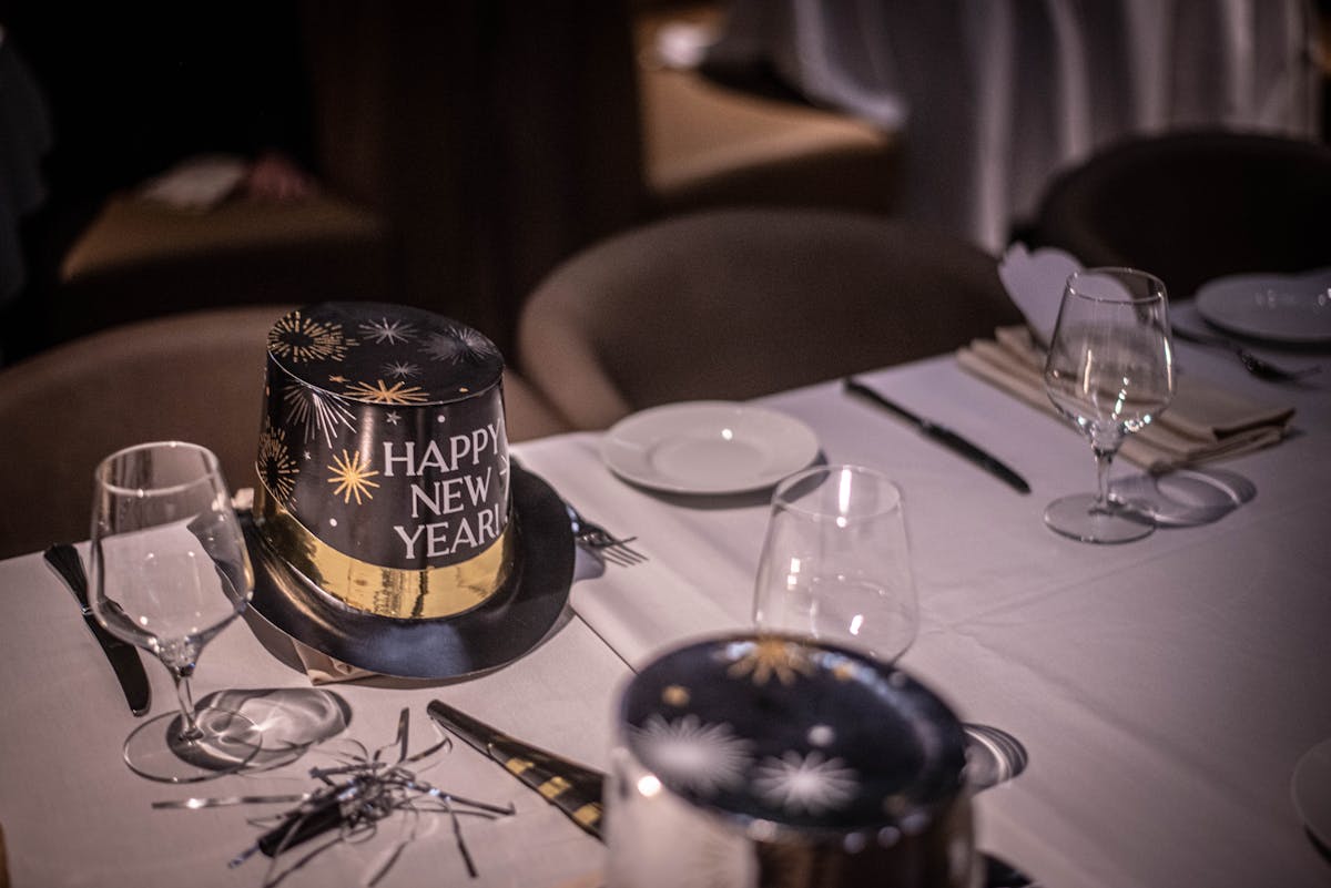 a table with wine glasses
