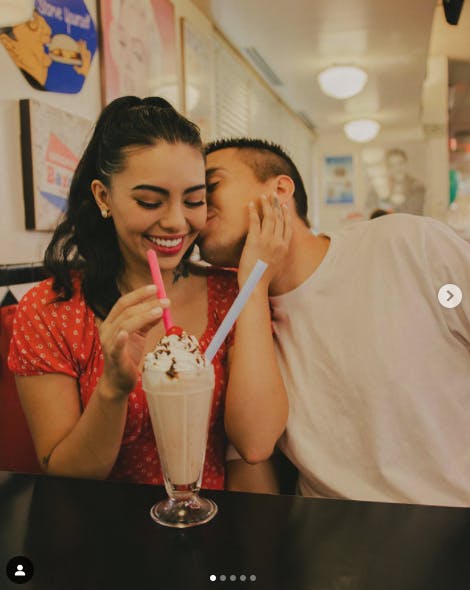 a person brushing the teeth