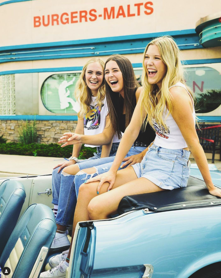 a person sitting in a car