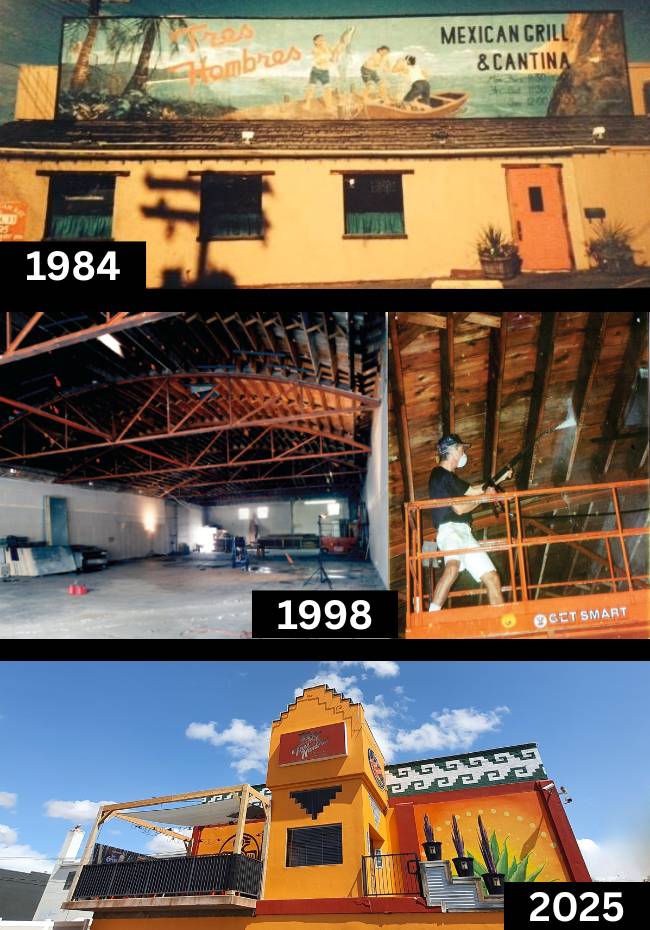 Tres Hombres History