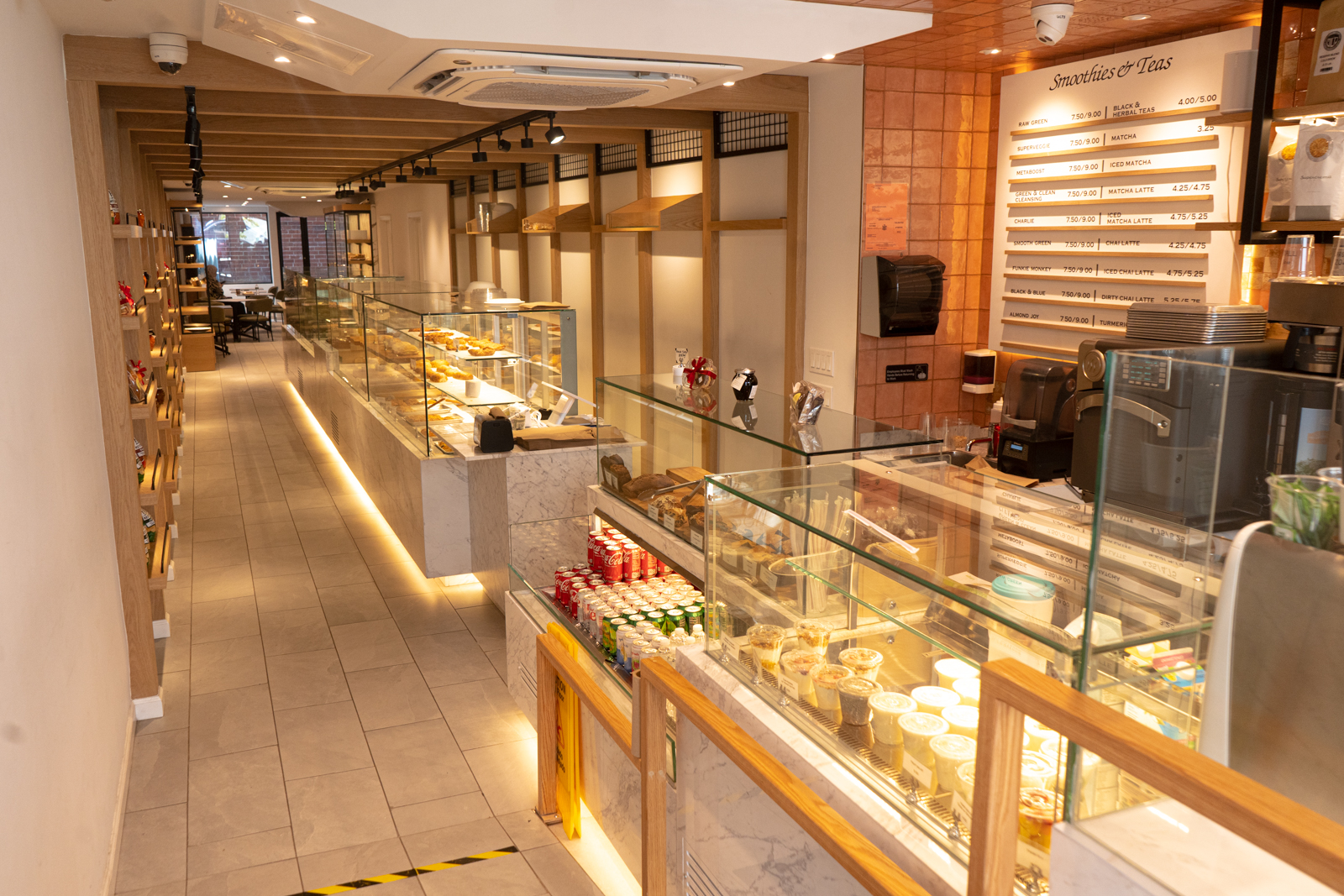 a store filled with lots of counter space