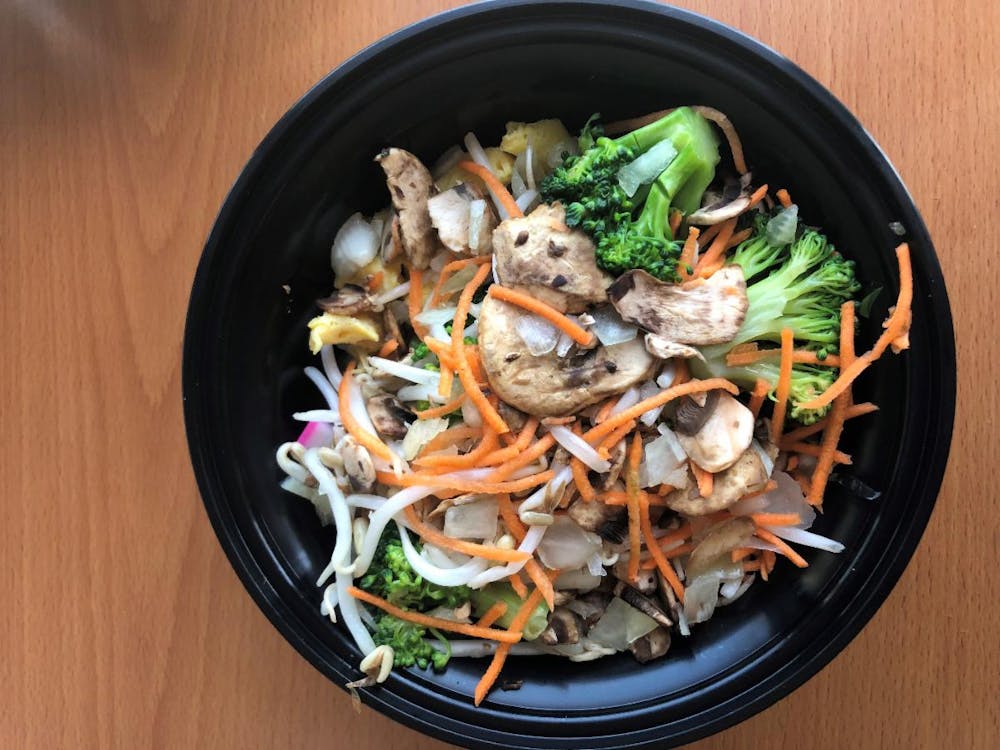 a bowl of salad