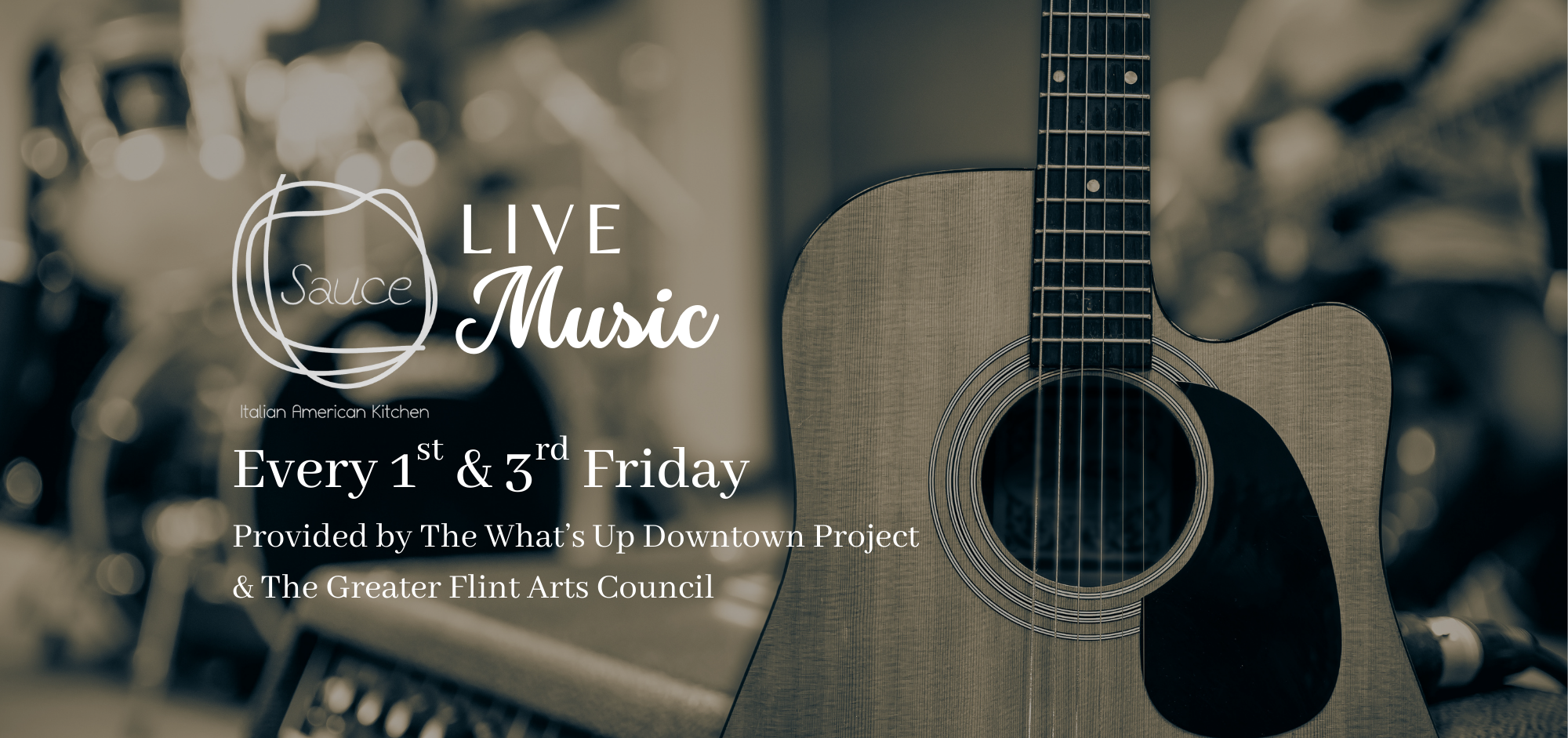 a close up of a guitar