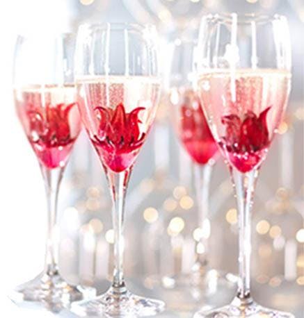 a glass of red wine