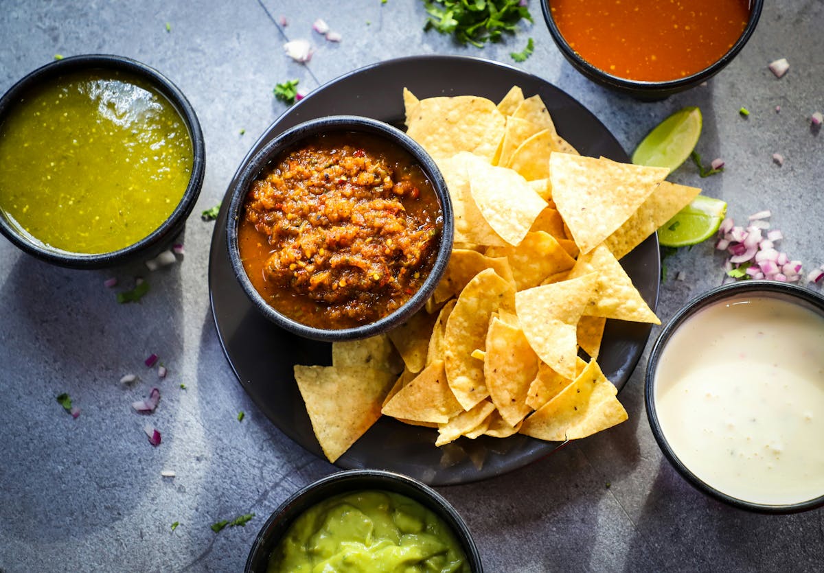 a bowl of food on a table
