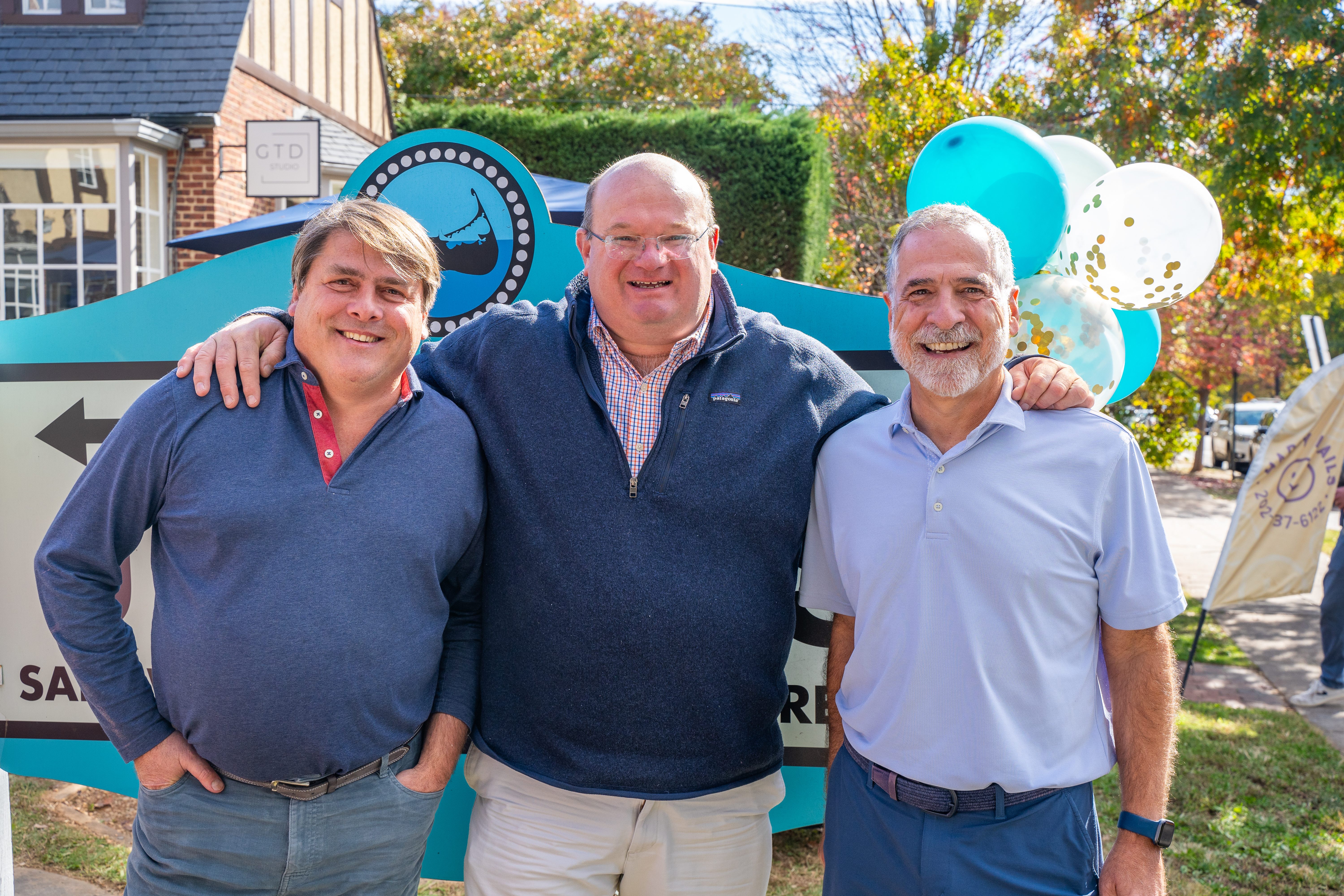 a group of men standing together