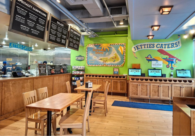 inside of a restaurant