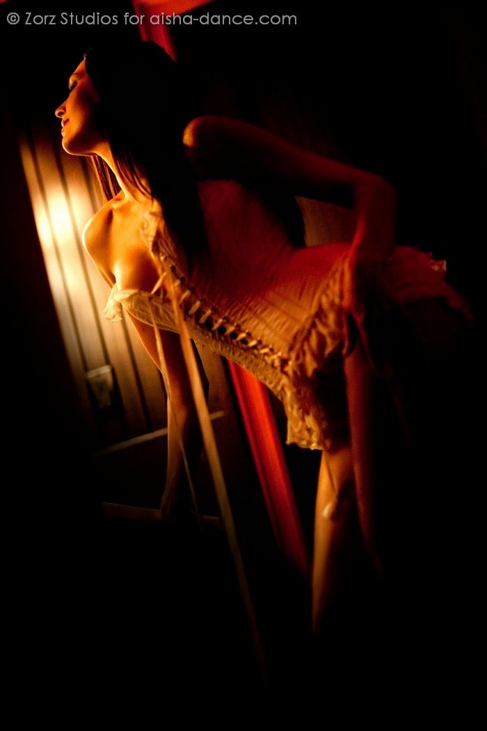 a person in a dark room