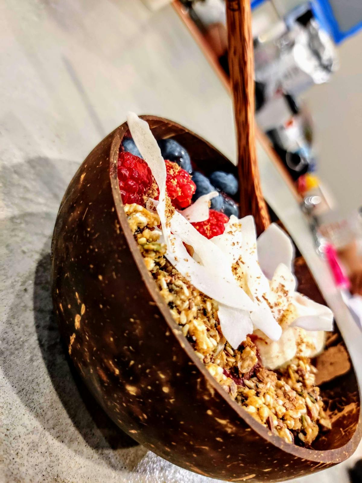 a close up of a cake