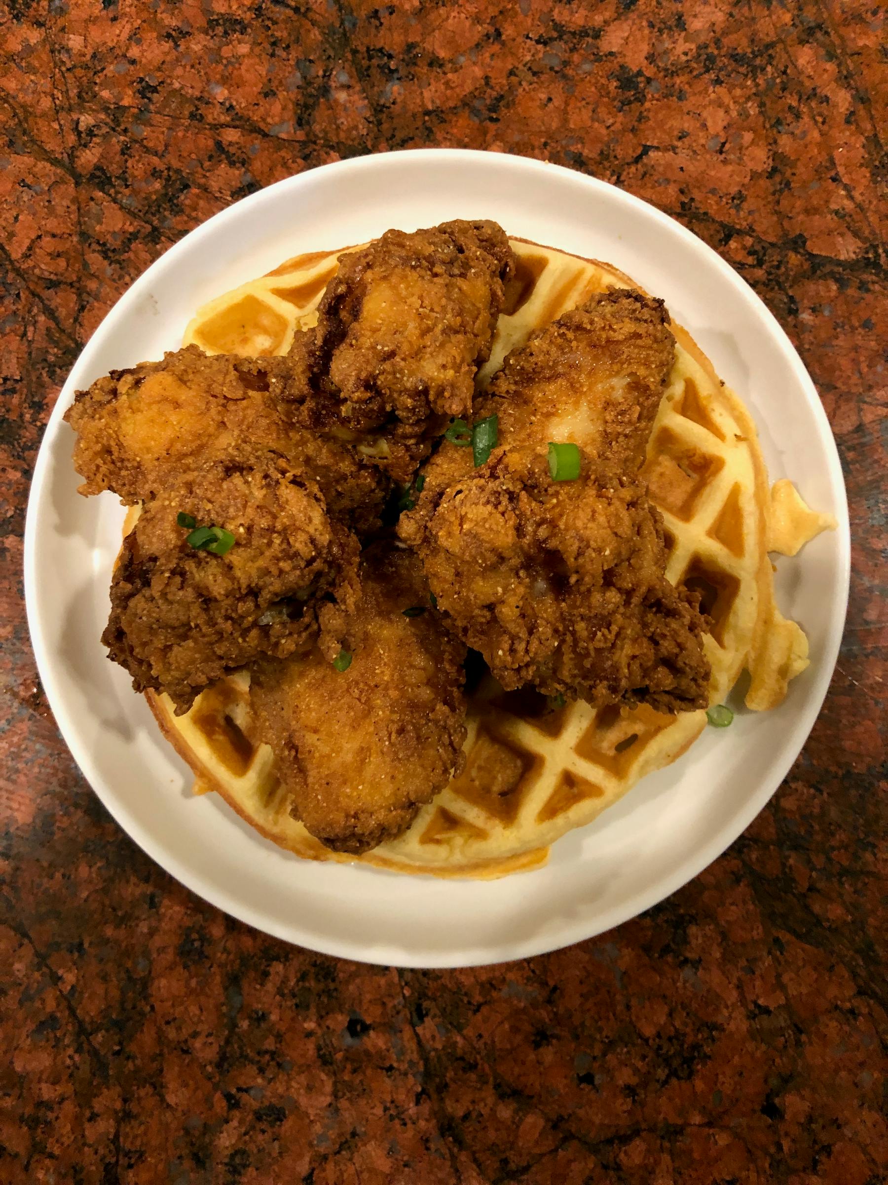 chicken and waffles