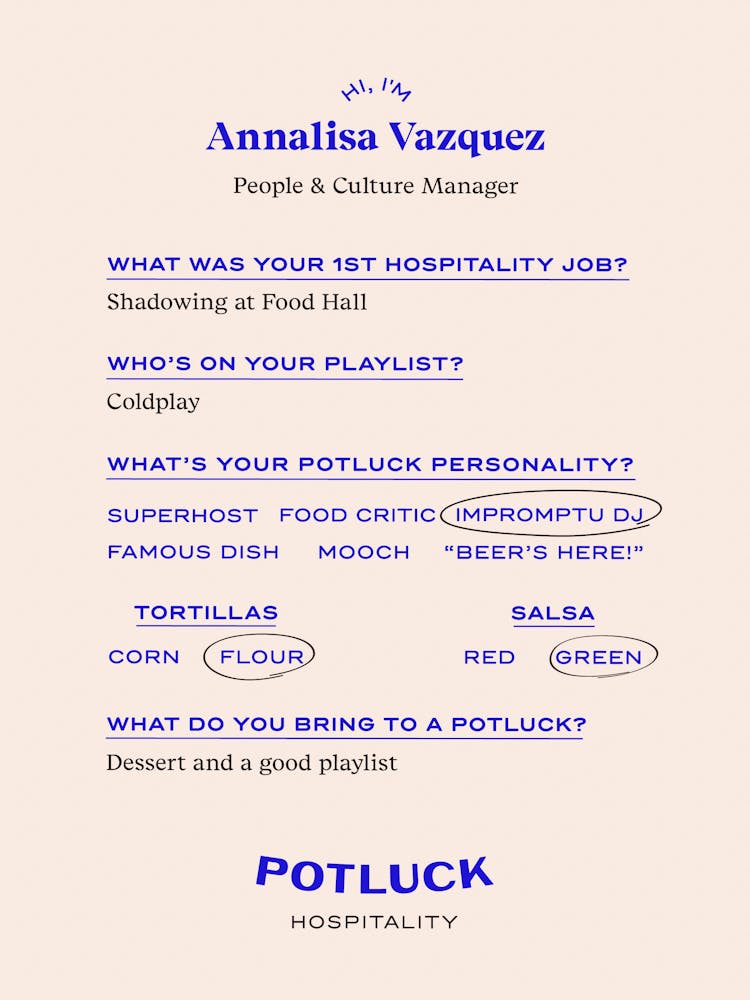 Meet Annalisa Vazquez, People & Culture Manager